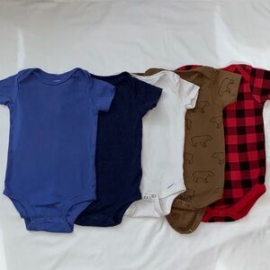 Assorted Color Kids One Pieces Set